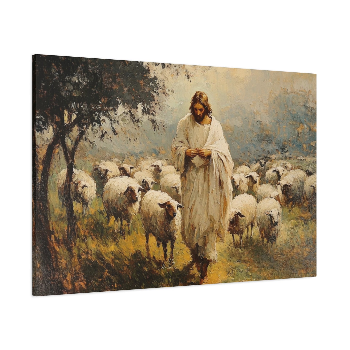 He Is Our Shepered Matte Canvas
