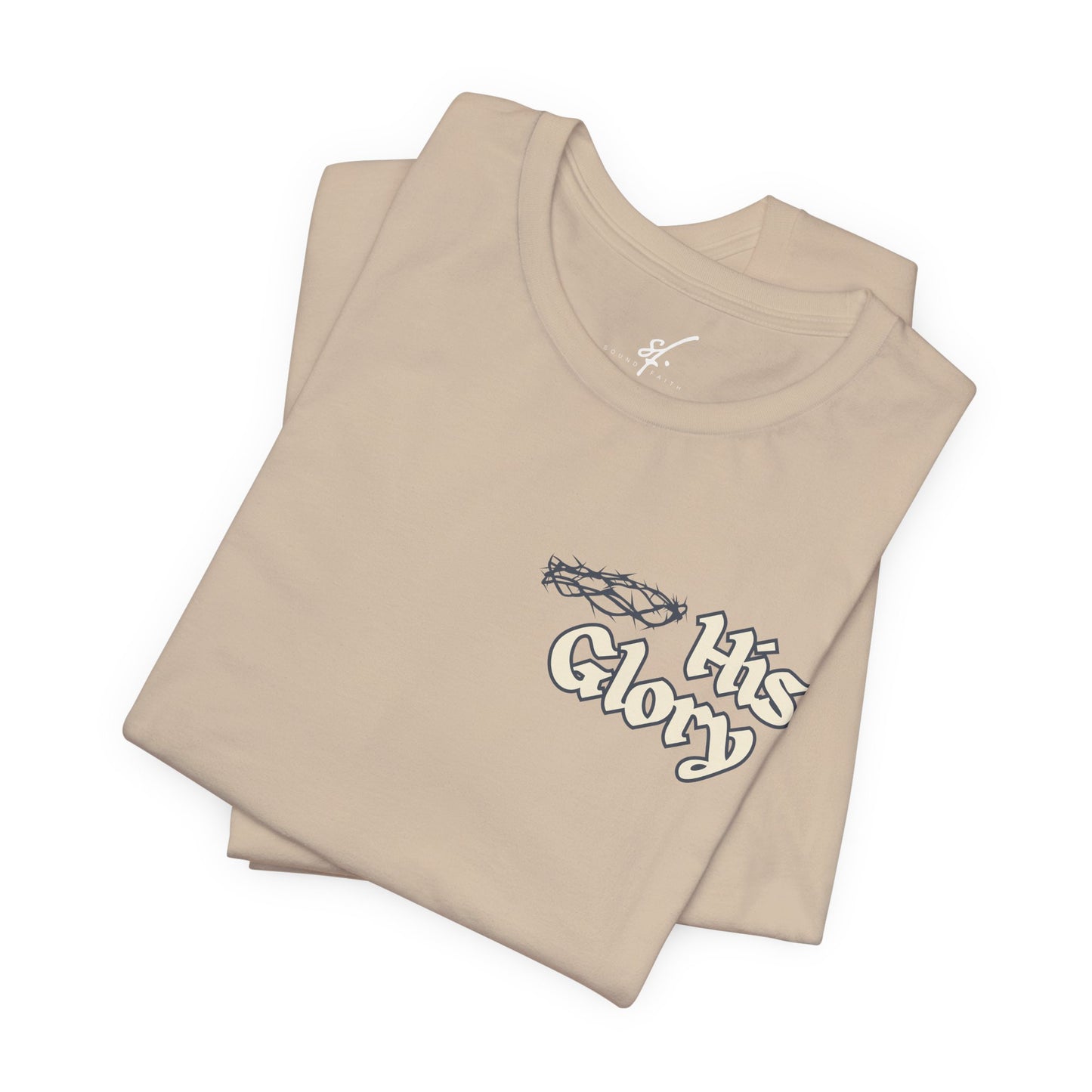 His Glory Blue/Cream Tee