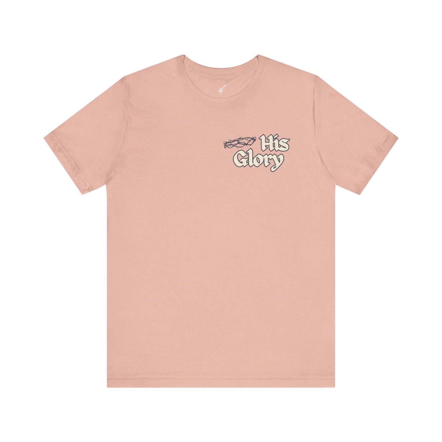 His Glory Blue/Cream Tee