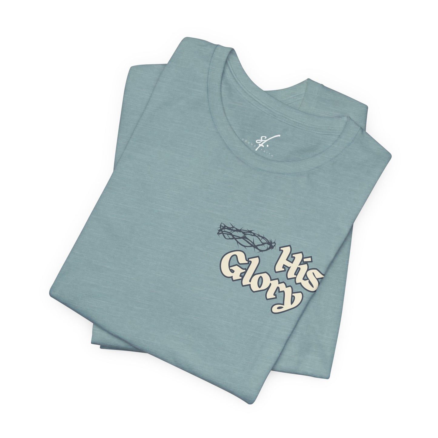 His Glory Blue/Cream Tee