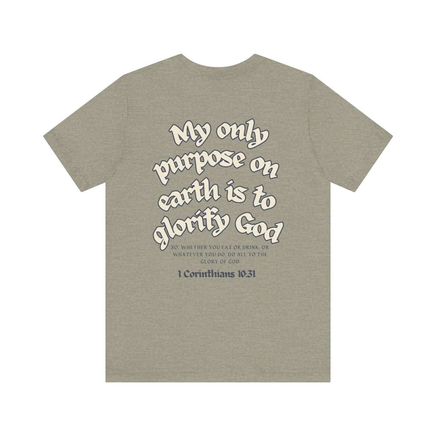 His Glory Blue/Cream Tee