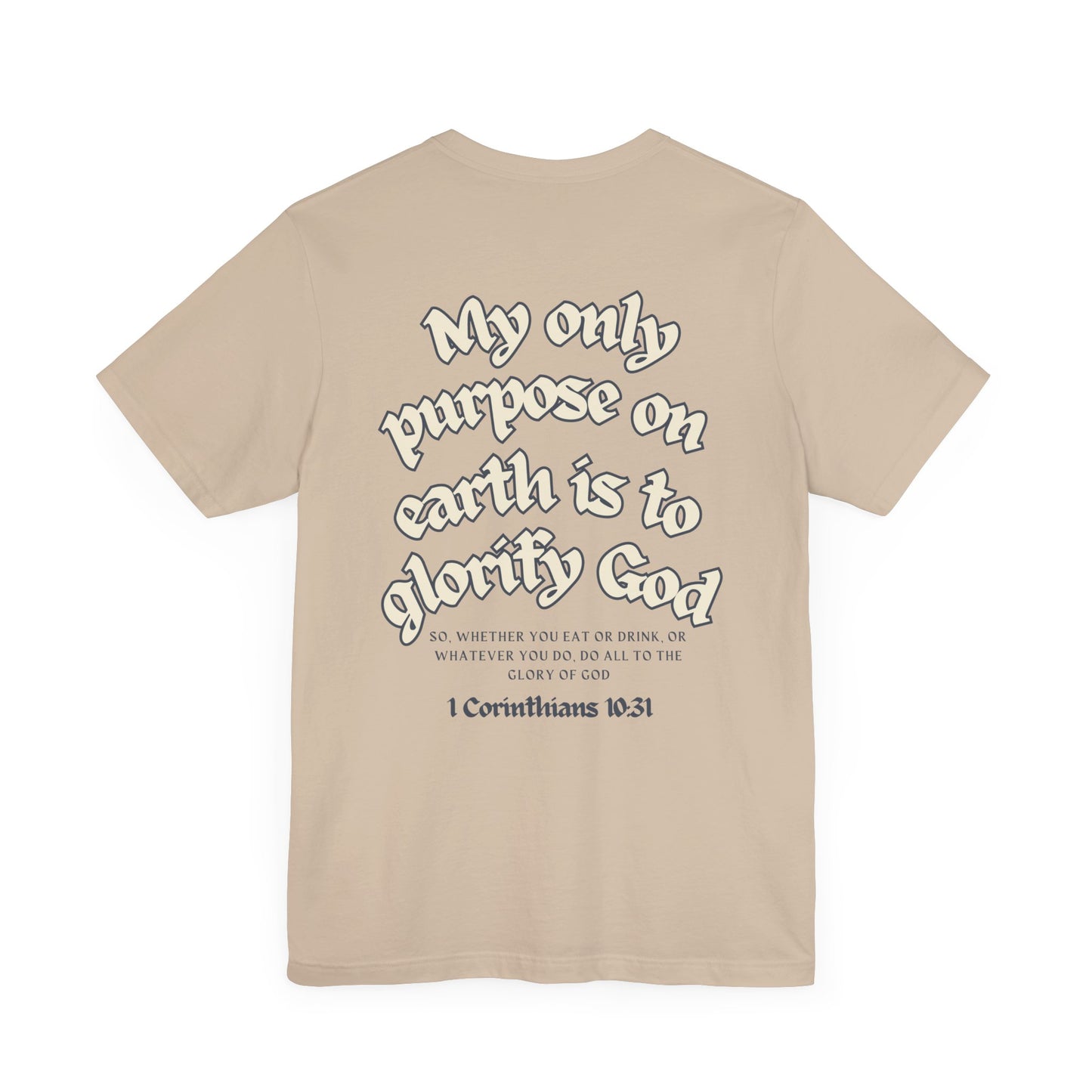 His Glory Blue/Cream Tee
