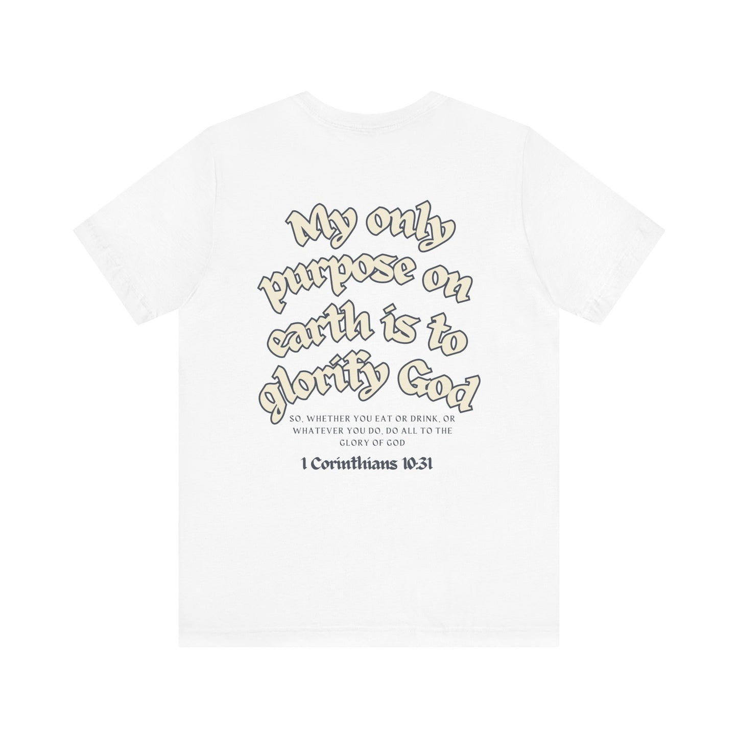 His Glory Blue/Cream Tee