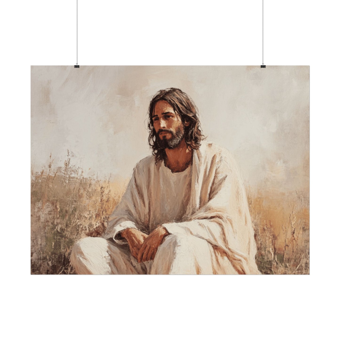 What A Friend We Have In Jesus Textured Watercolor Matte Poster