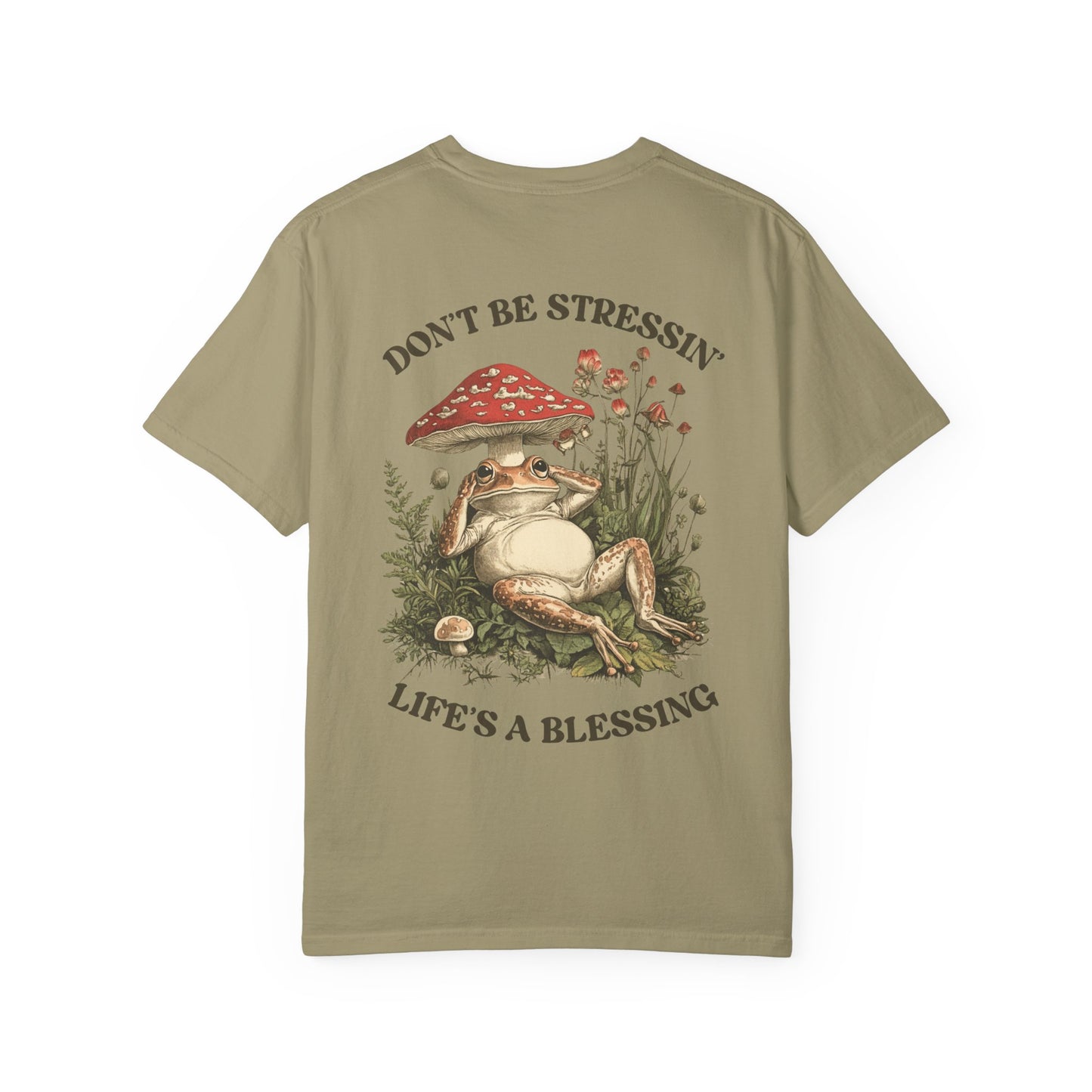 Don't Be Stressin Life's A Blessing Vintage Frog