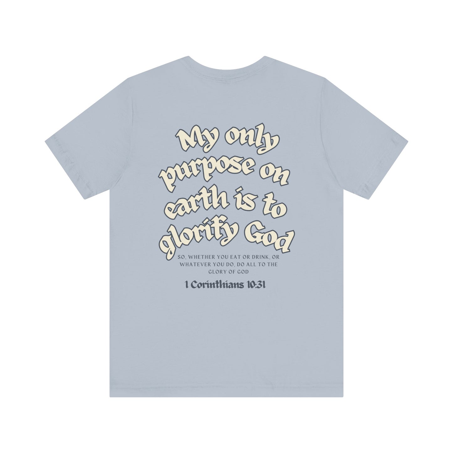 His Glory Blue/Cream Tee