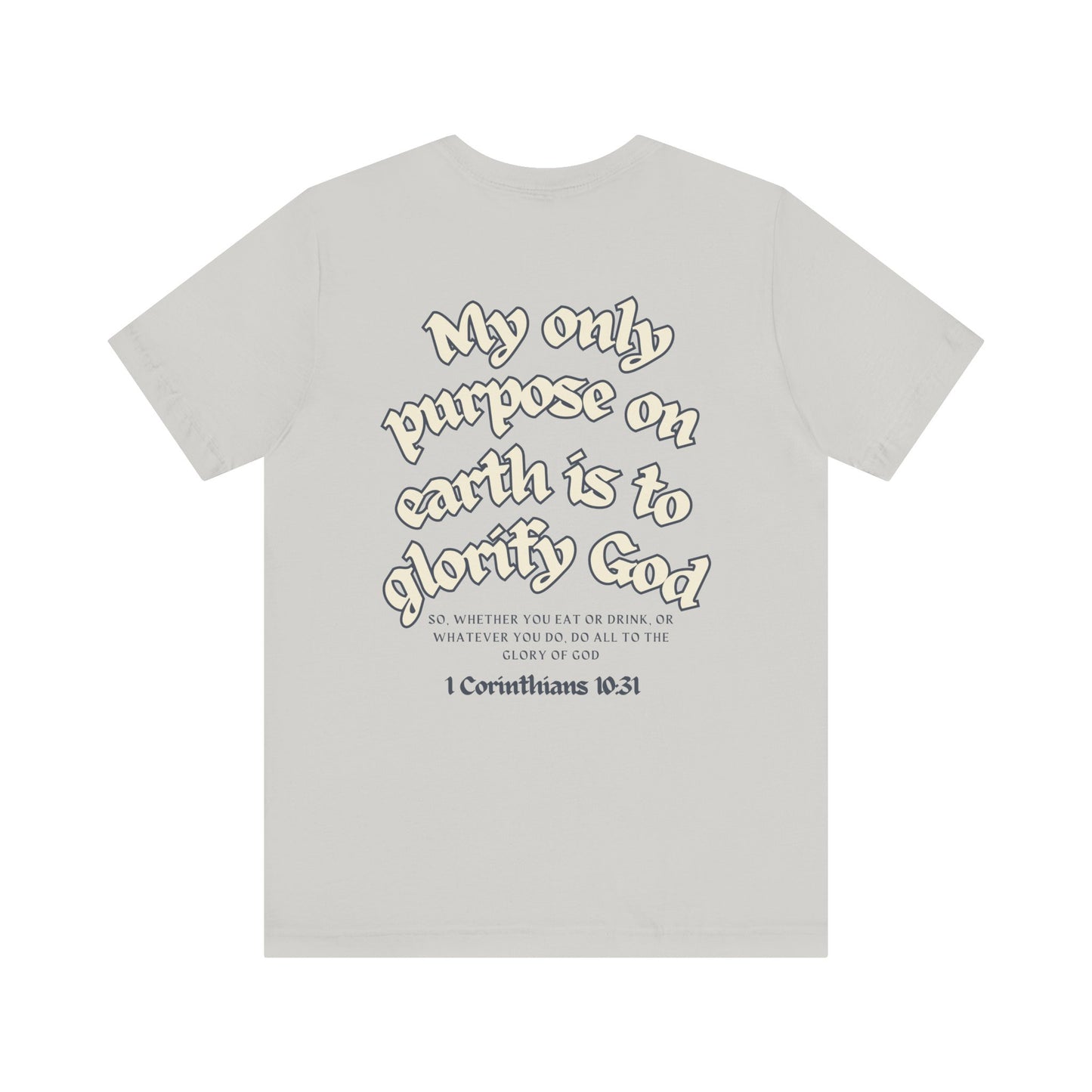 His Glory Blue/Cream Tee