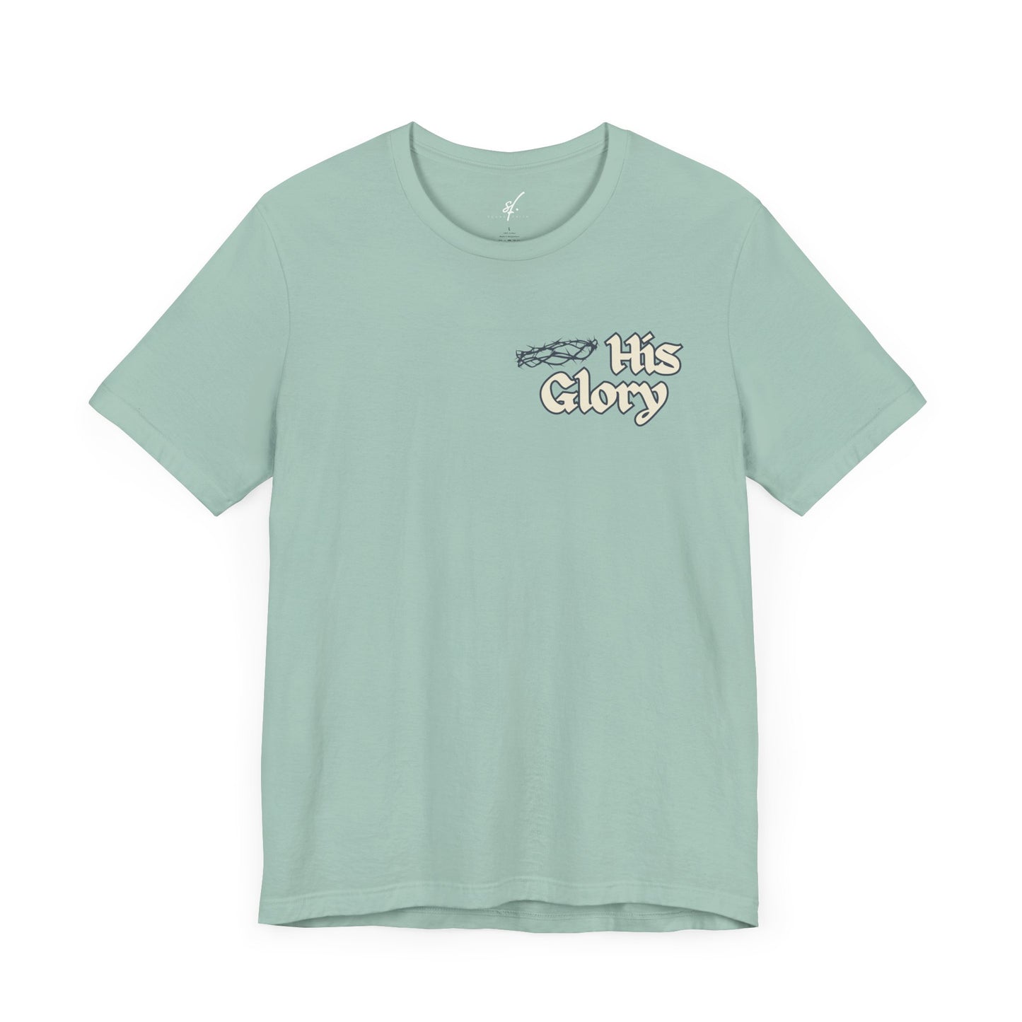 His Glory Blue/Cream Tee