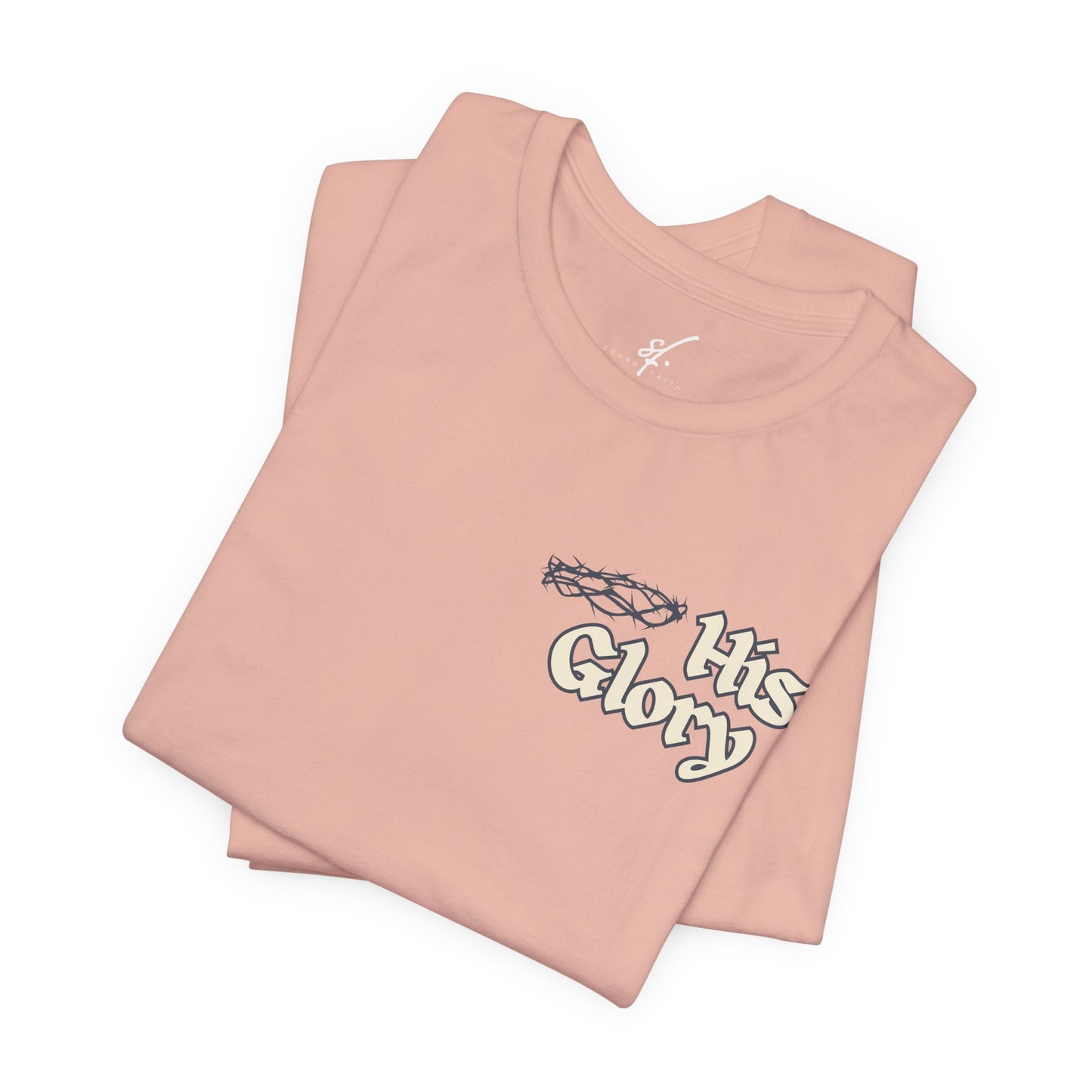 His Glory Blue/Cream Tee