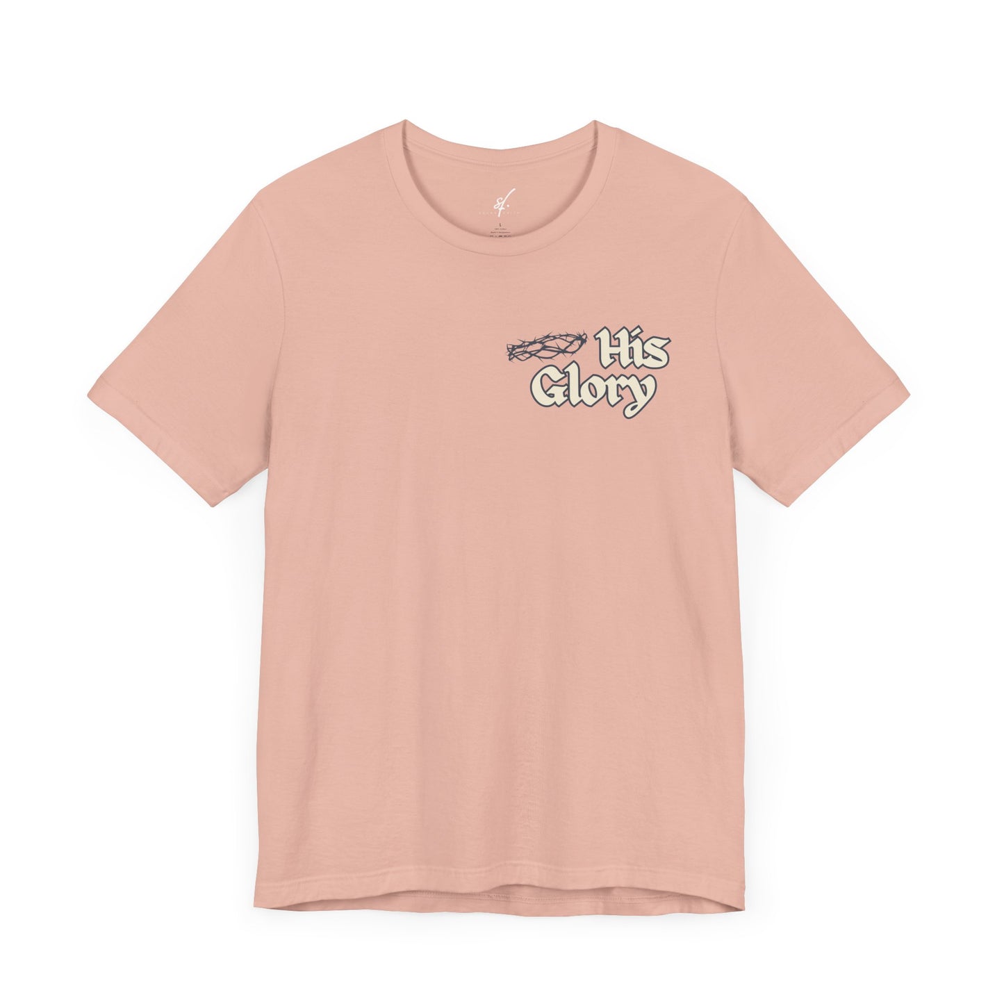 His Glory Blue/Cream Tee