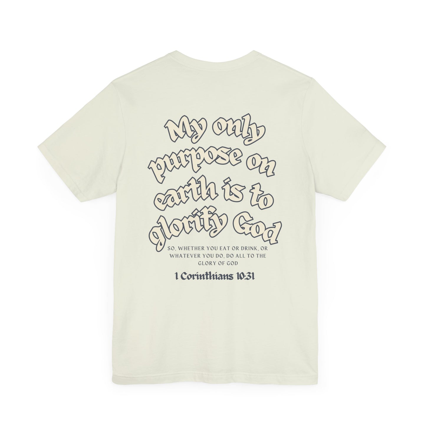 His Glory Blue/Cream Tee