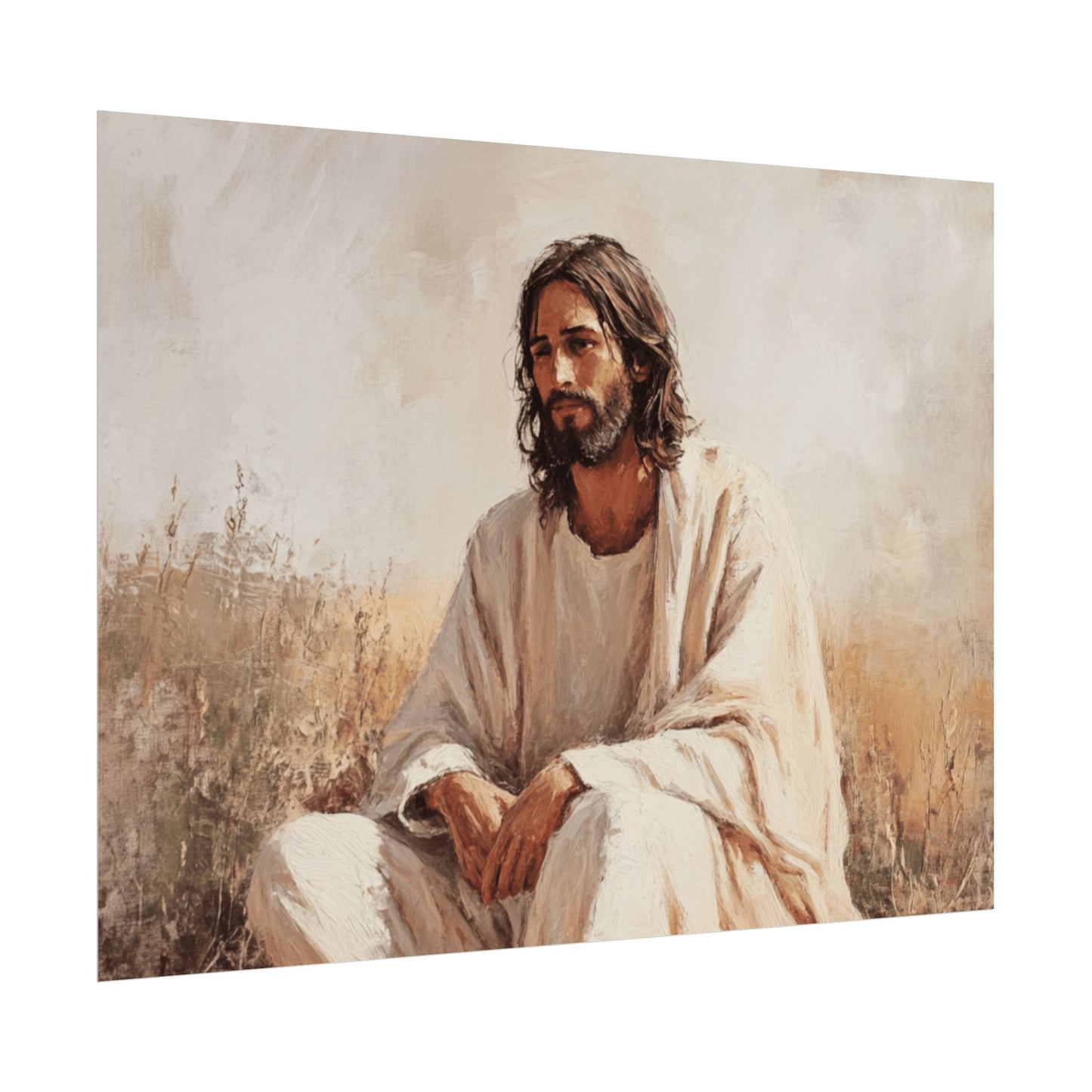 What A Friend We Have In Jesus Textured Watercolor Matte Poster