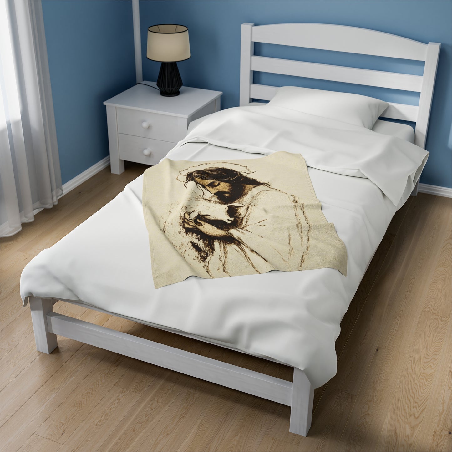 The Lord Is My Sheperd Plush Blanket