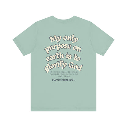 His Glory Blue/Cream Tee