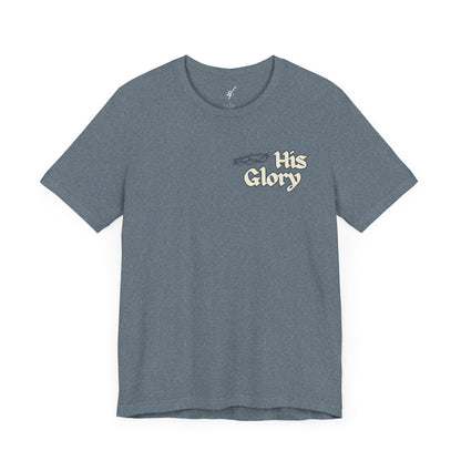 His Glory Blue/Cream Tee