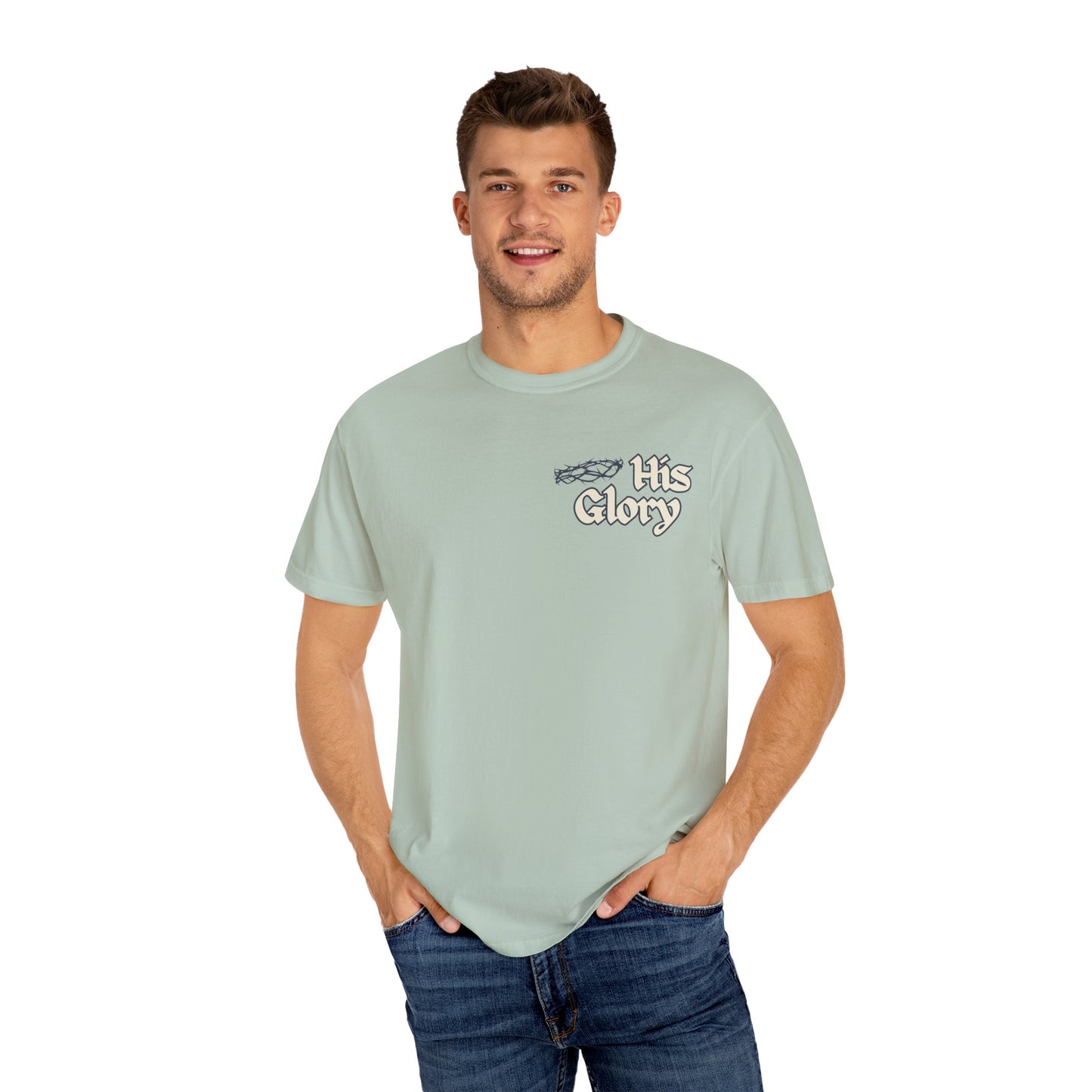 His Glory Blue/Cream T-shirt