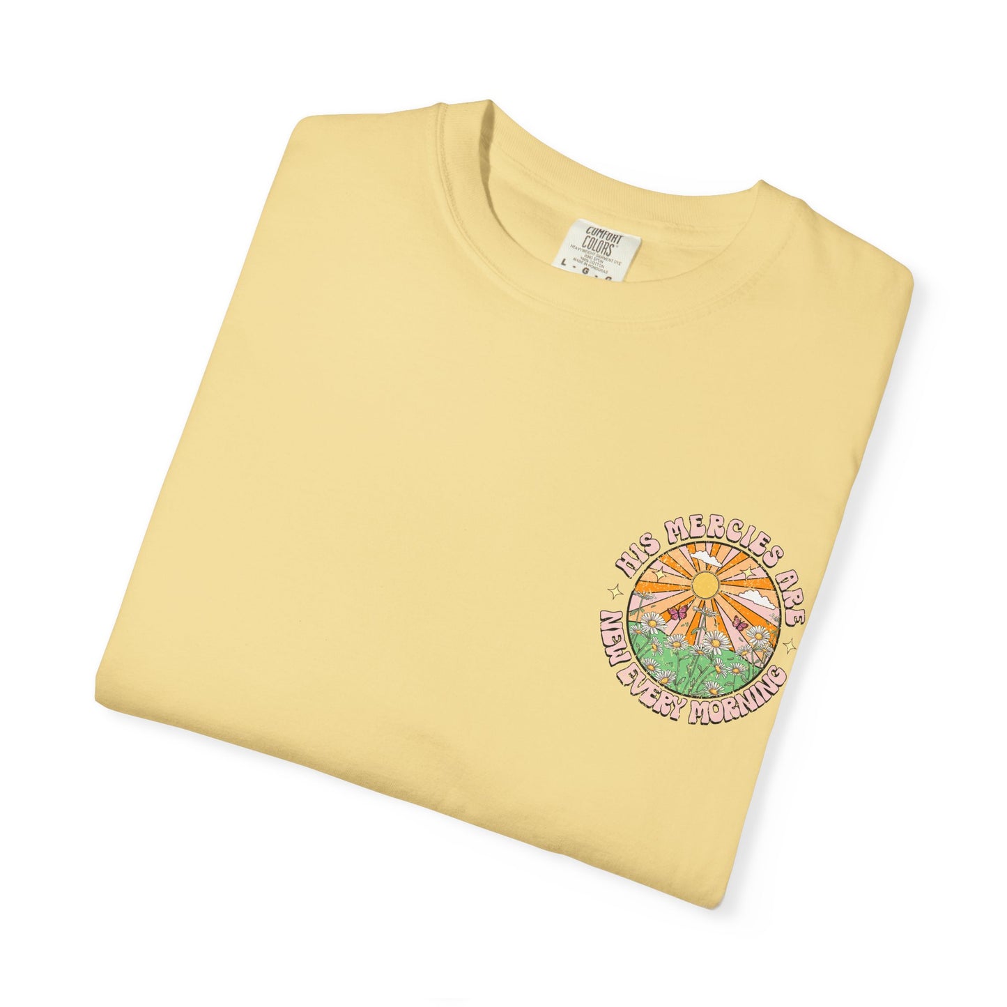 "His Mercies Are New Every Morning" Vintage Sunrise Graphic Tee