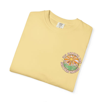 "His Mercies Are New Every Morning" Vintage Sunrise Graphic Tee
