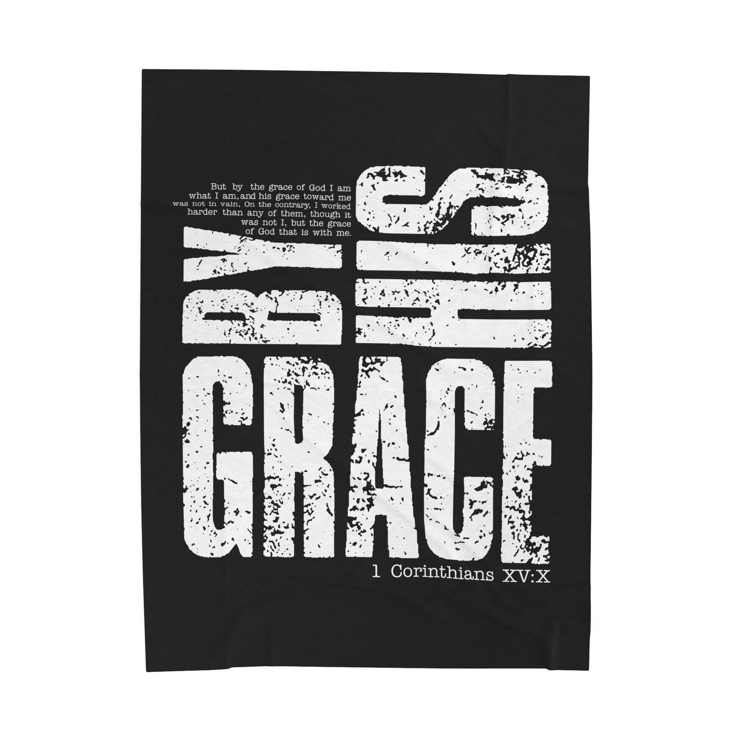 Saved By His Grace Plush Blanket