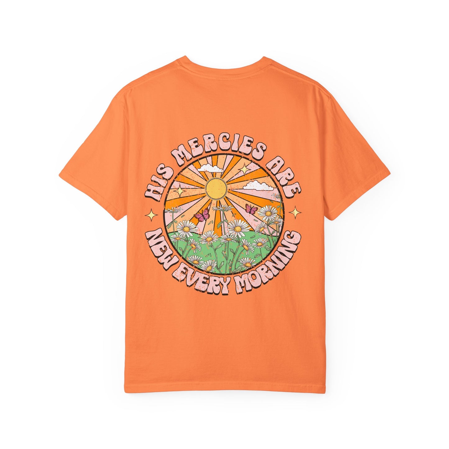 "His Mercies Are New Every Morning" Vintage Sunrise Graphic Tee