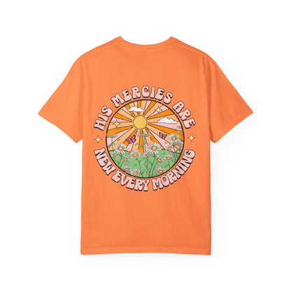 "His Mercies Are New Every Morning" Vintage Sunrise Graphic Tee