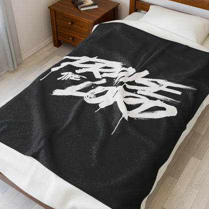 Praise the Lord Plush Blanket