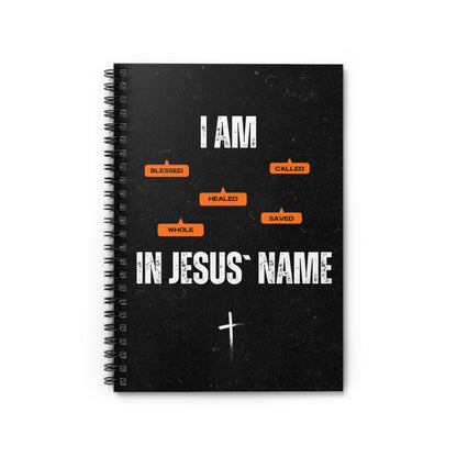 In Jesus Name Spiral Notebook - Ruled Line