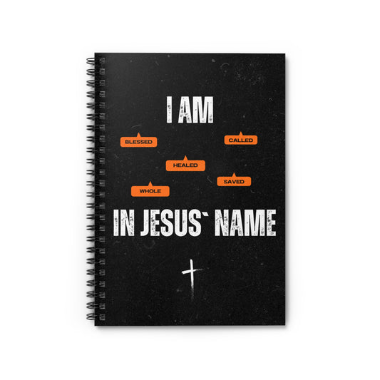 In Jesus Name Spiral Notebook - Ruled Line