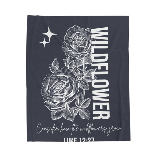 Wildflower Plush Blanket