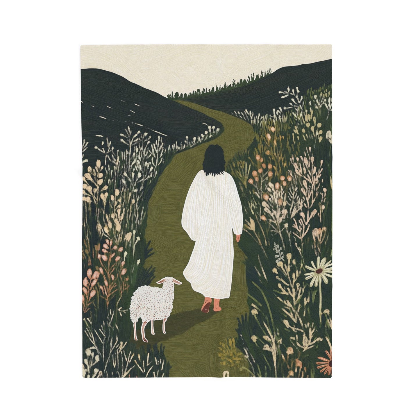 His Guidance Plush Blanket