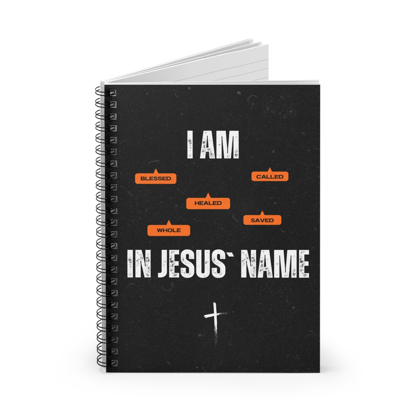 In Jesus Name Spiral Notebook - Ruled Line