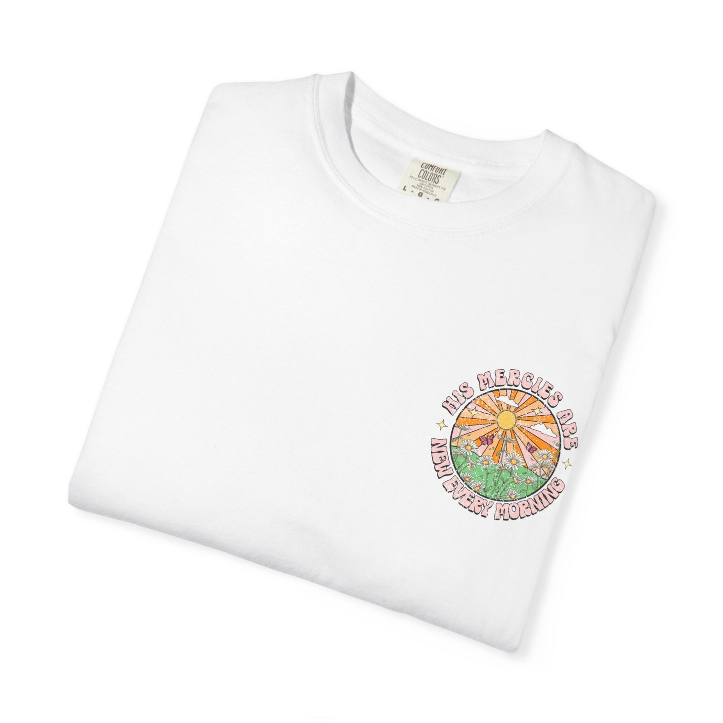 "His Mercies Are New Every Morning" Vintage Sunrise Graphic Tee