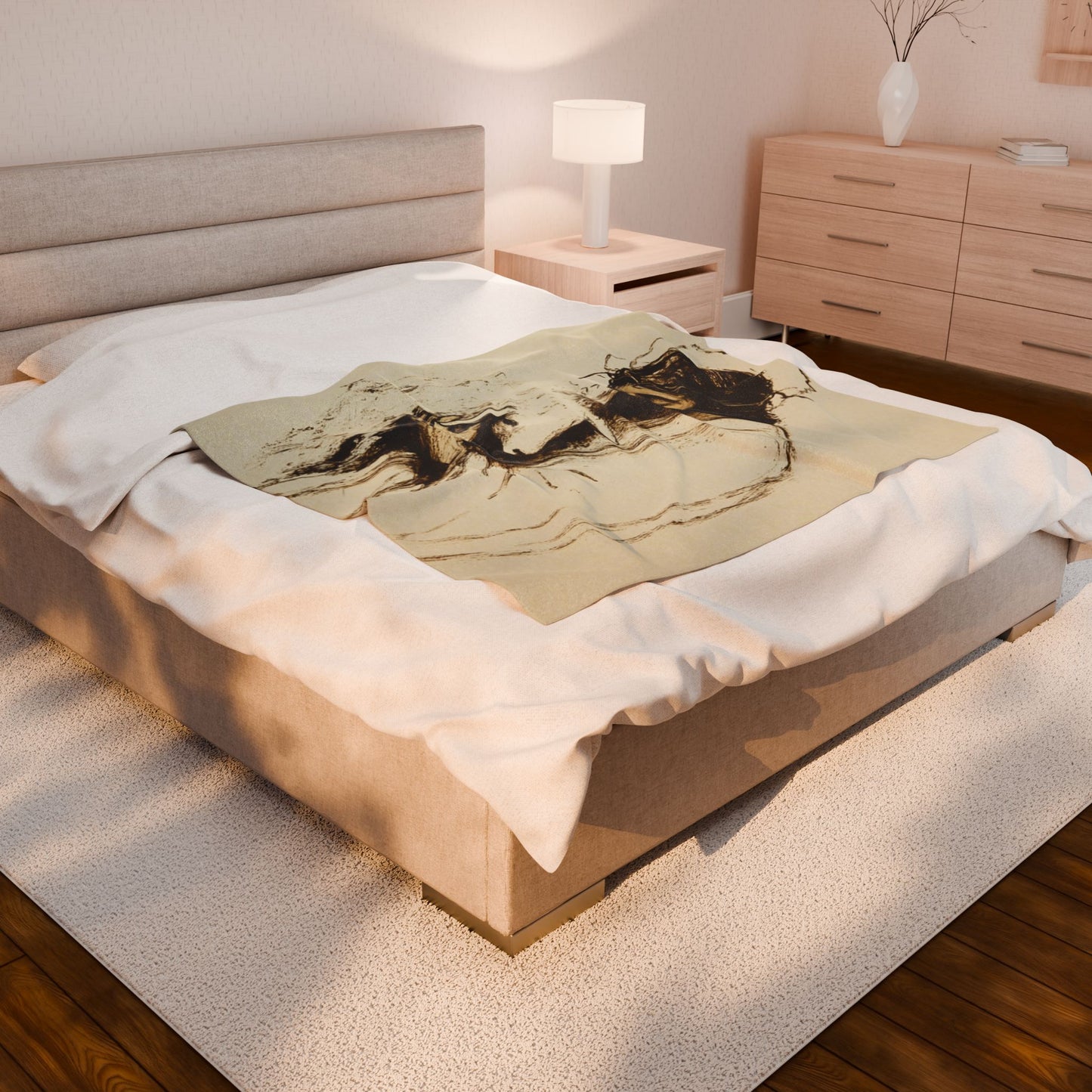 The Lord Is My Sheperd Plush Blanket