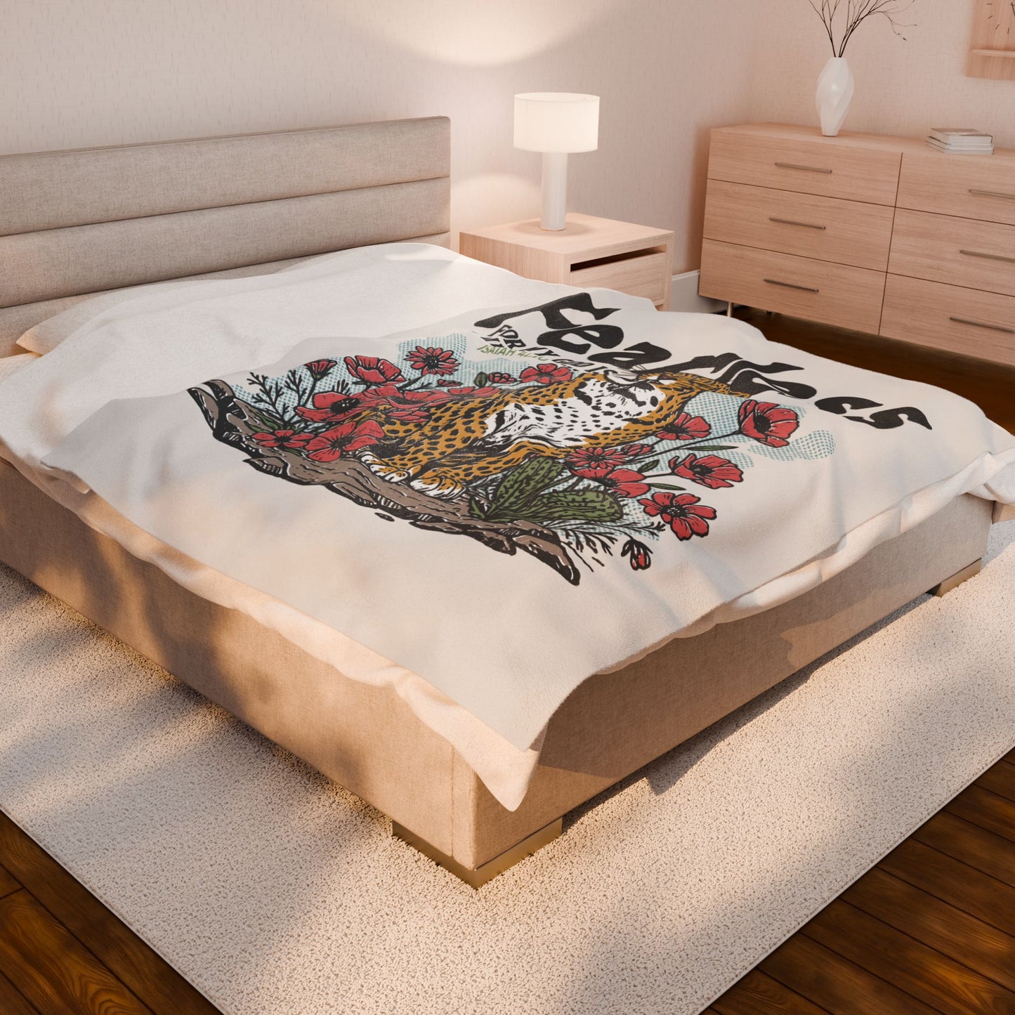 Fearless For My God Is Always With Me Plush Blanket