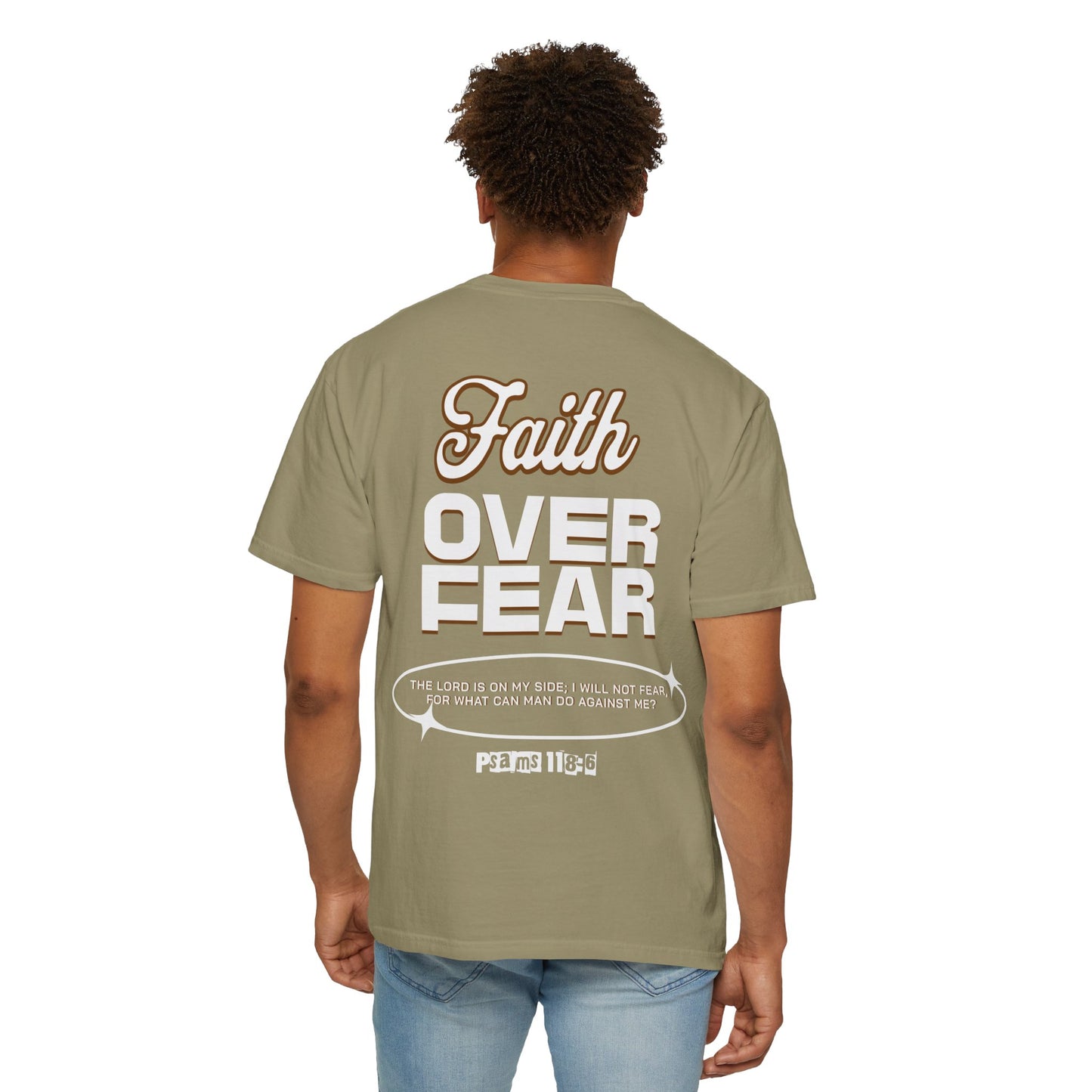 RETRO FAITH OVER FEAR T-SHIRT