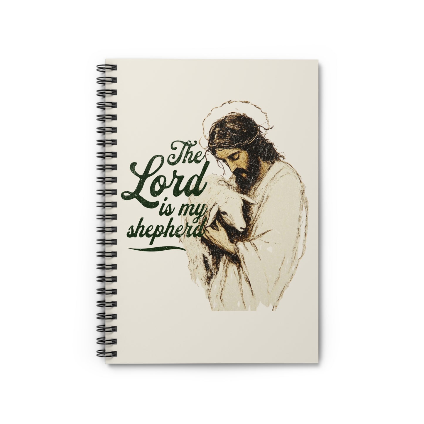 Lord Is My Sheperd Spiral Notebook - Ruled Line