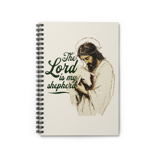 Lord Is My Sheperd Spiral Notebook - Ruled Line