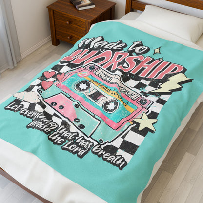 Made to Worship Plush Blanket