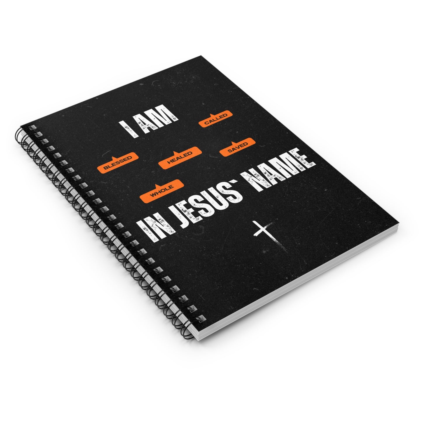 In Jesus Name Spiral Notebook - Ruled Line