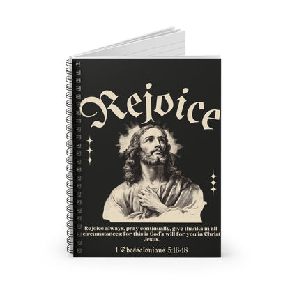Rejoice Spiral Notebook - Ruled Line