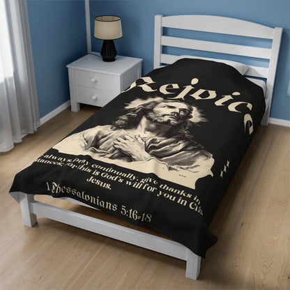 Rejoice Plush Blanket