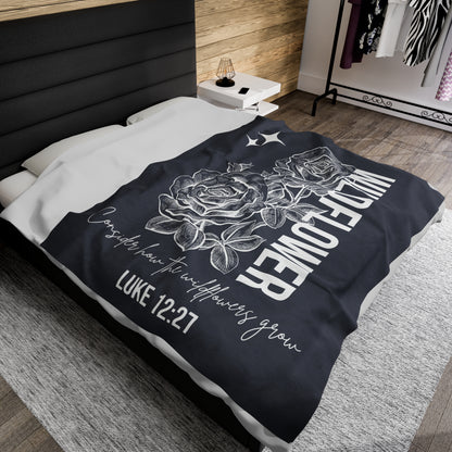 Wildflower Plush Blanket