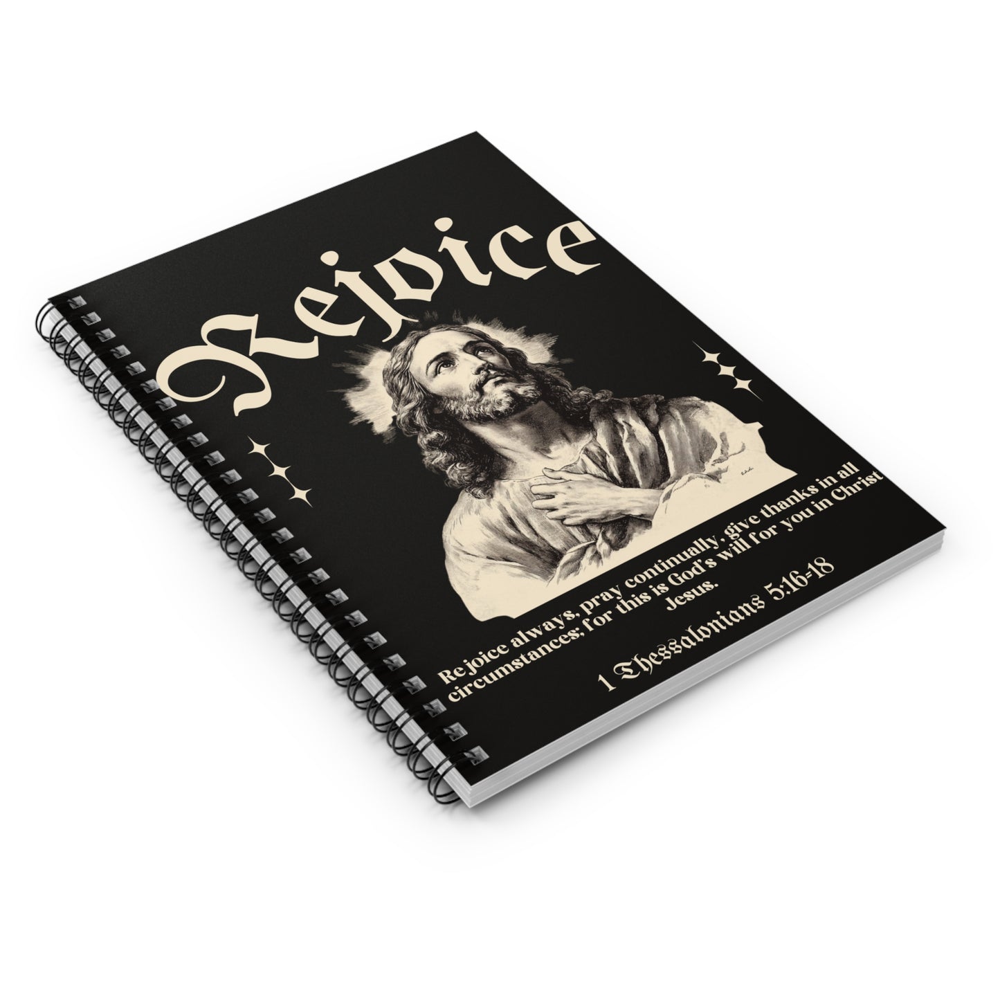 Rejoice Spiral Notebook - Ruled Line