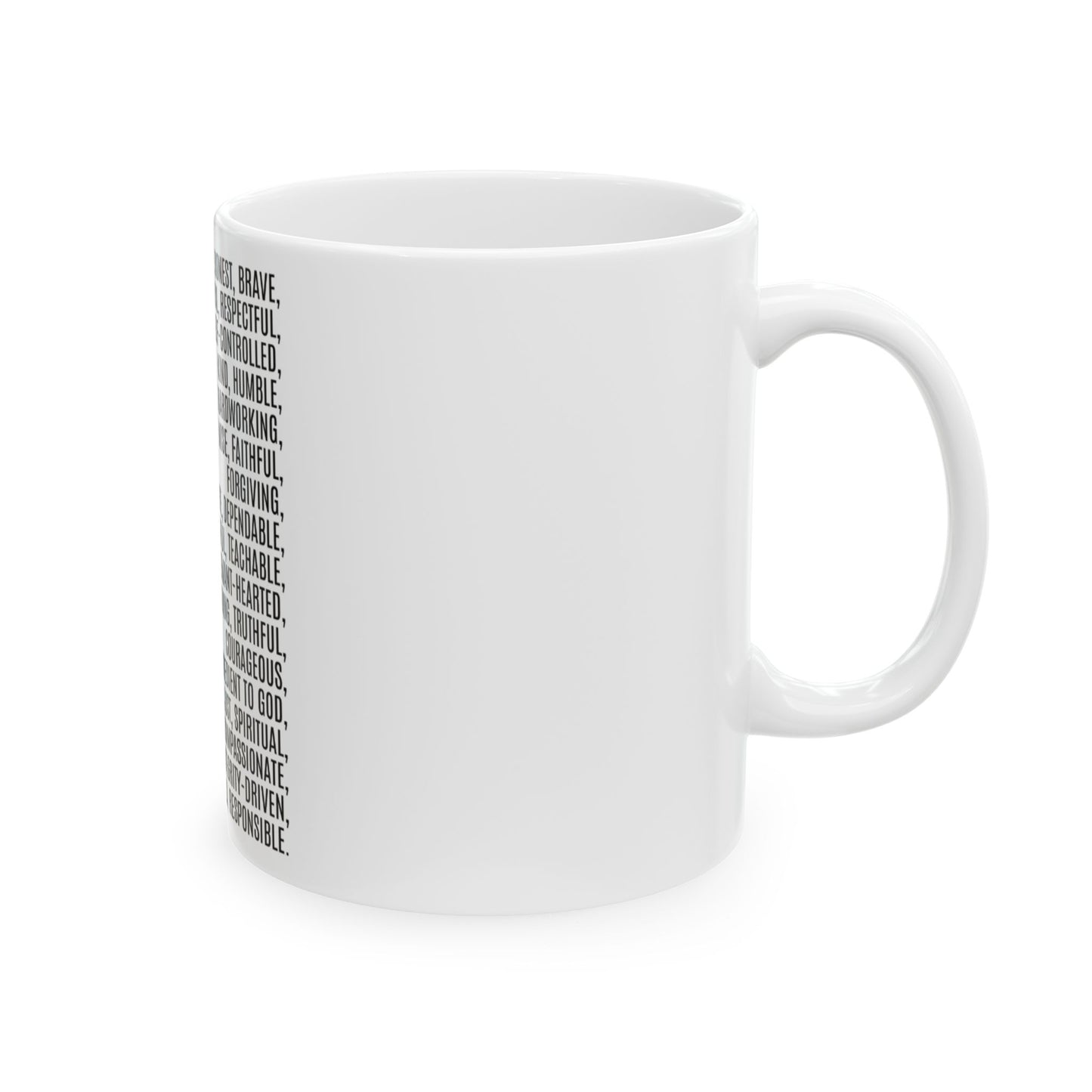 A Man of God Is Ceramic Mug — Inspirational Faith Coffee Cup (11oz & 15oz)
