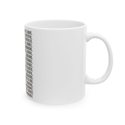 A Man of God Is Ceramic Mug — Inspirational Faith Coffee Cup (11oz & 15oz)