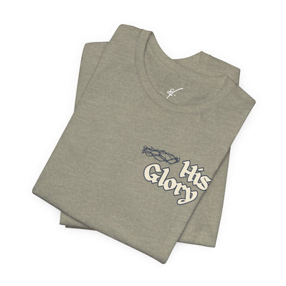 His Glory Blue/Cream Tee