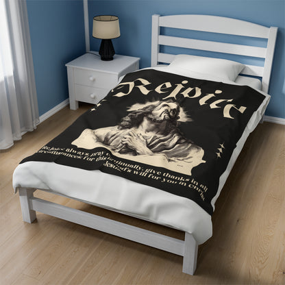 Rejoice Plush Blanket