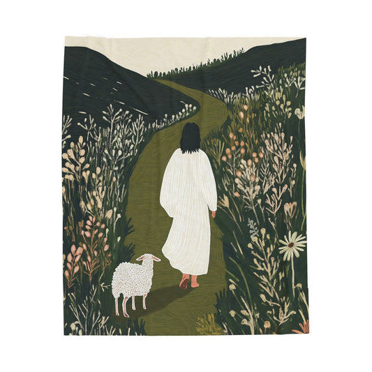 His Guidance Plush Blanket