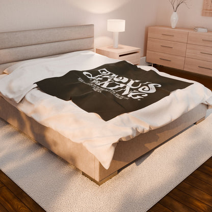 Jesus is King Plush Blanket