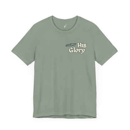 His Glory Blue/Cream Tee